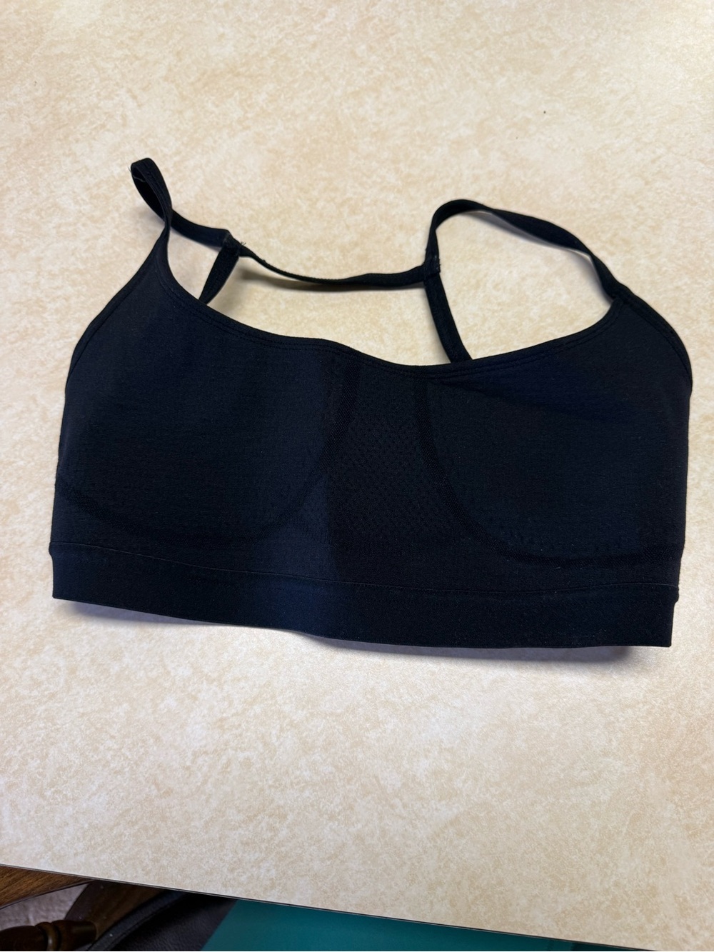 Fabletics Black Seamless Sports Bralette